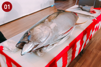 マグロ解体ショー1