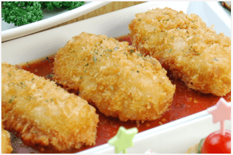 カニクリームコロッケ～自家製トマトソース～